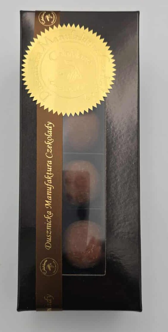 Pralinki pistacjowe Eleganckie opakowanie, 6 trufli pistacjowych